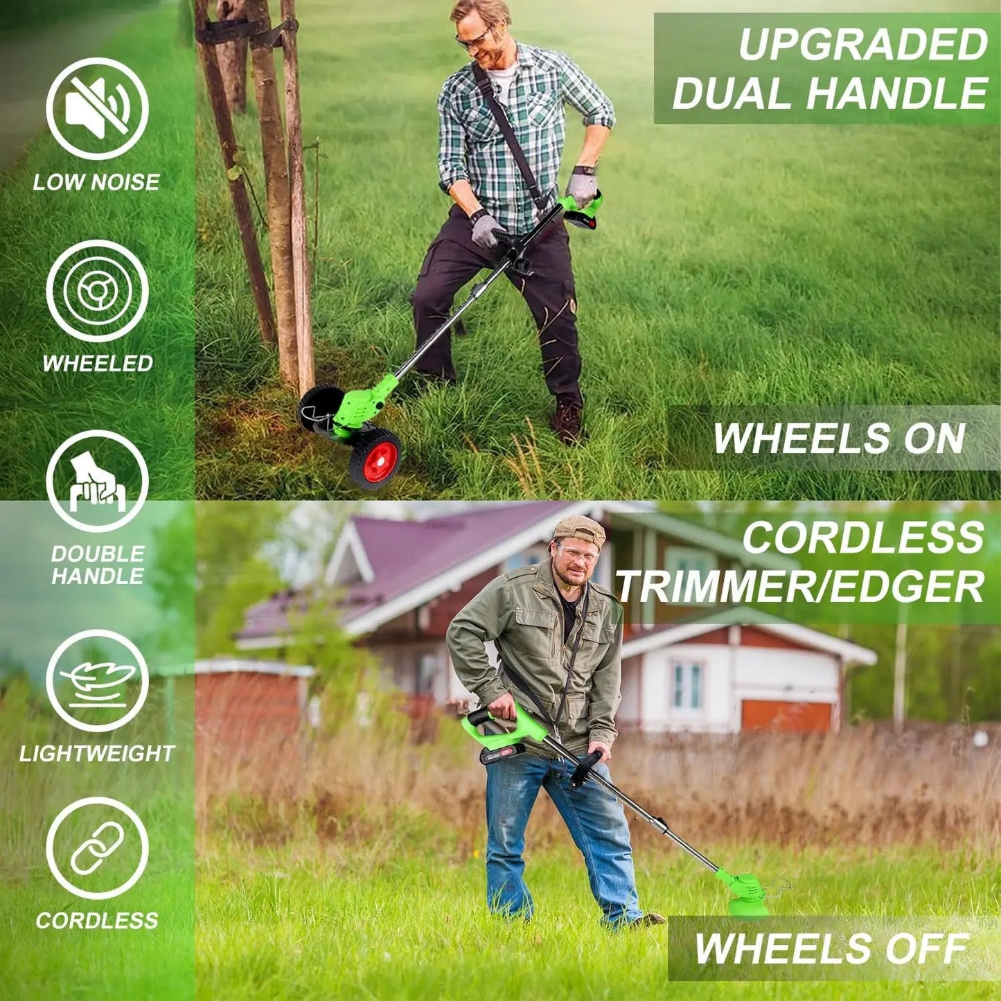 FlexCut™ 21V Multi-Blade Cordless Trimmer Kit