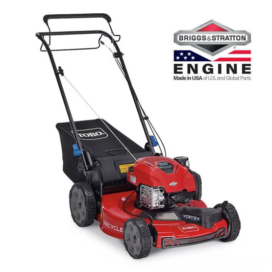 Toro SmartStow 21445 22" 150cc Gas Self-Propelled Lawn Mower with Recycler Mulching Technology & Briggs & Stratton Engine