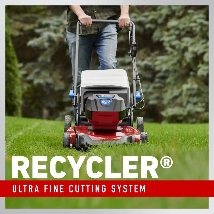Toro 60V Max* 21 in. (53cm) Recycler® Self-Propel Lawn Mower - Battery Included