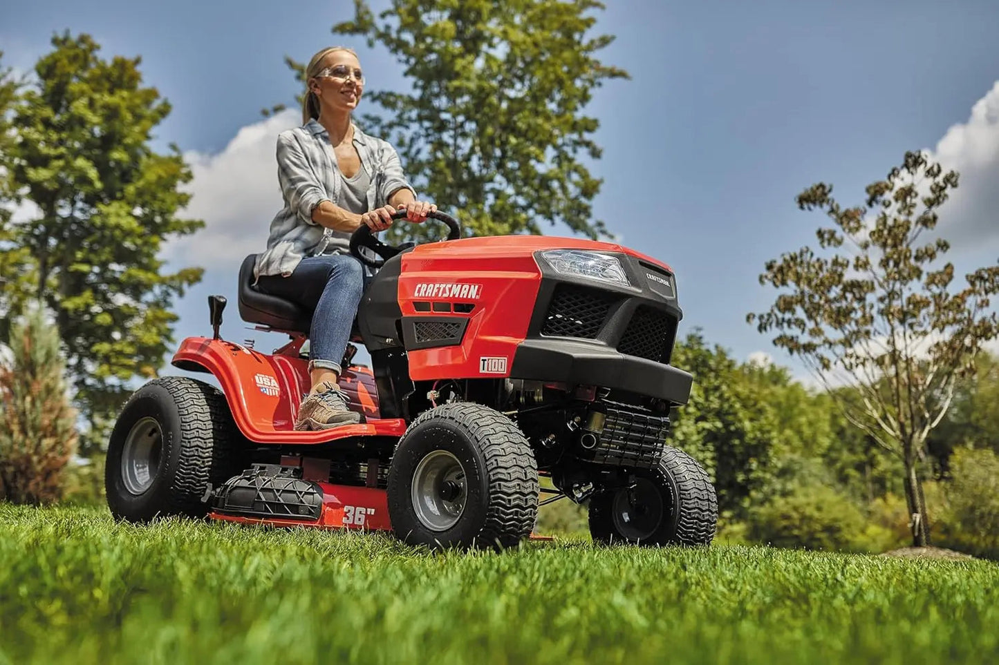 CRAFTSMAN 36" Gas Riding Lawn Mower with 11.5 HP Briggs & Stratton Engine