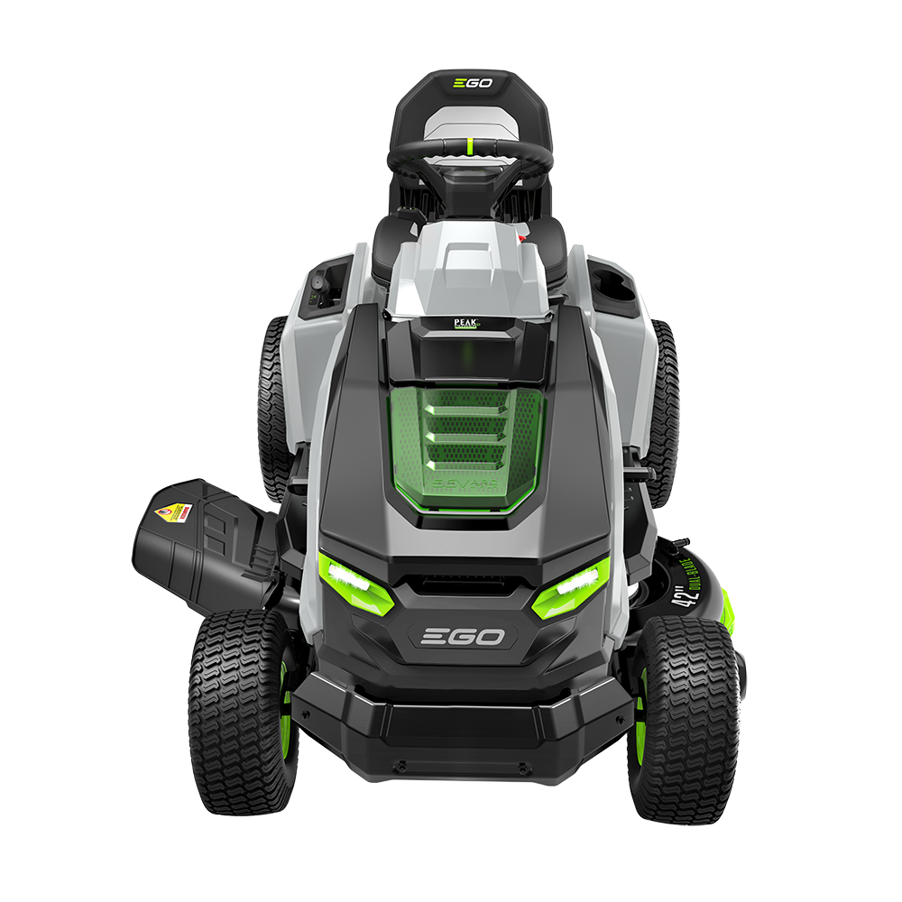EGO Power+ TR4204 42-Inch Electric Riding Lawn Mower Tractor with 6 Batteries, Turbo Charger & 42” Deck
