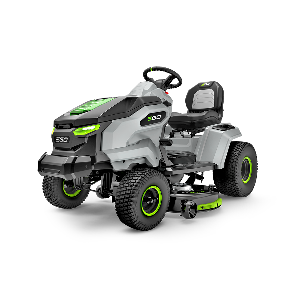 EGO Power+ TR4204 42-Inch Electric Riding Lawn Mower Tractor with 6 Batteries, Turbo Charger & 42” Deck