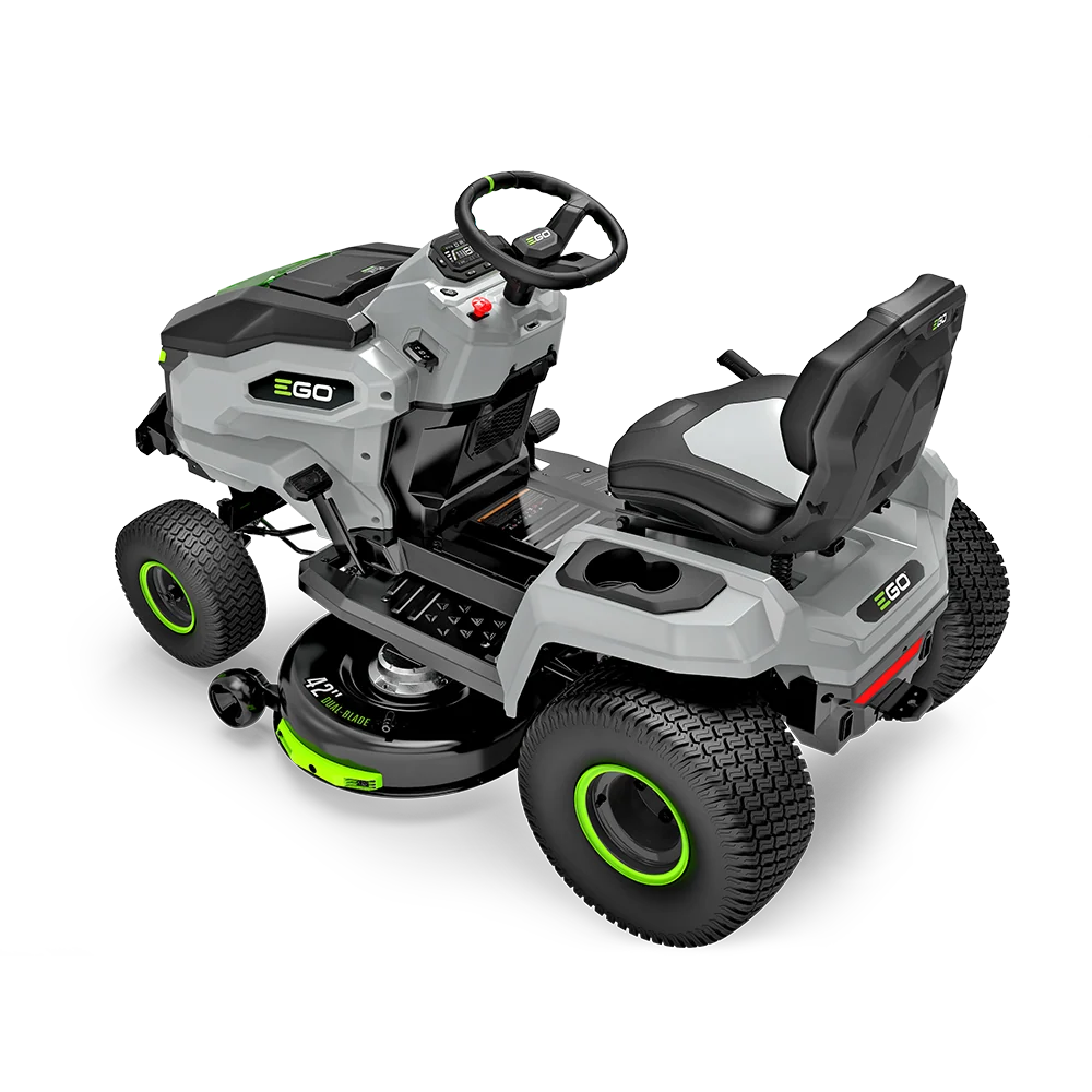 EGO Power+ TR4204 42-Inch Electric Riding Lawn Mower Tractor with 6 Batteries, Turbo Charger & 42” Deck
