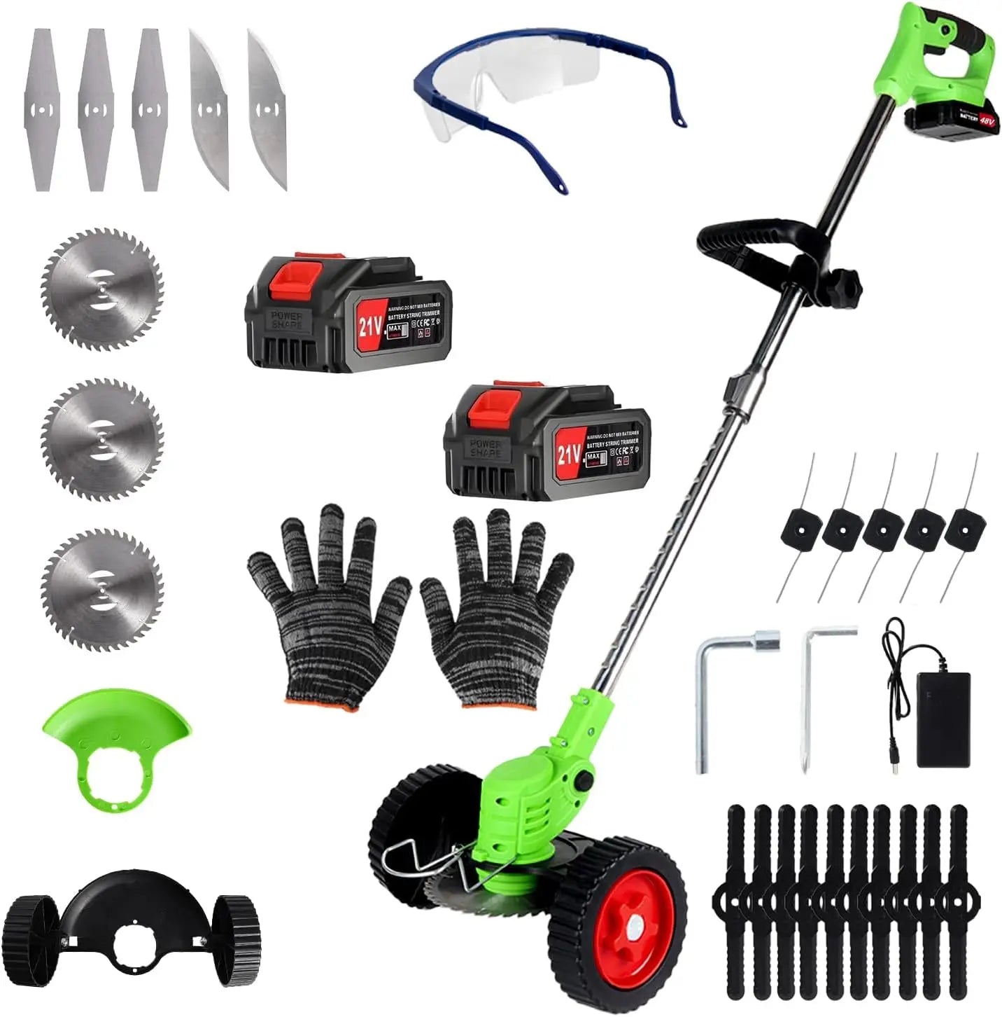 FlexCut™ 21V Multi-Blade Cordless Trimmer Kit