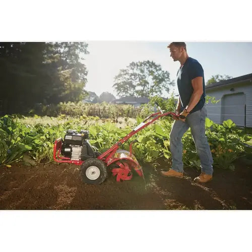 Troy-Bilt Super Bronco CRT 16-Inch Rear Tine Tiller 208cc Gas Garden Tiller 21D-65M8766