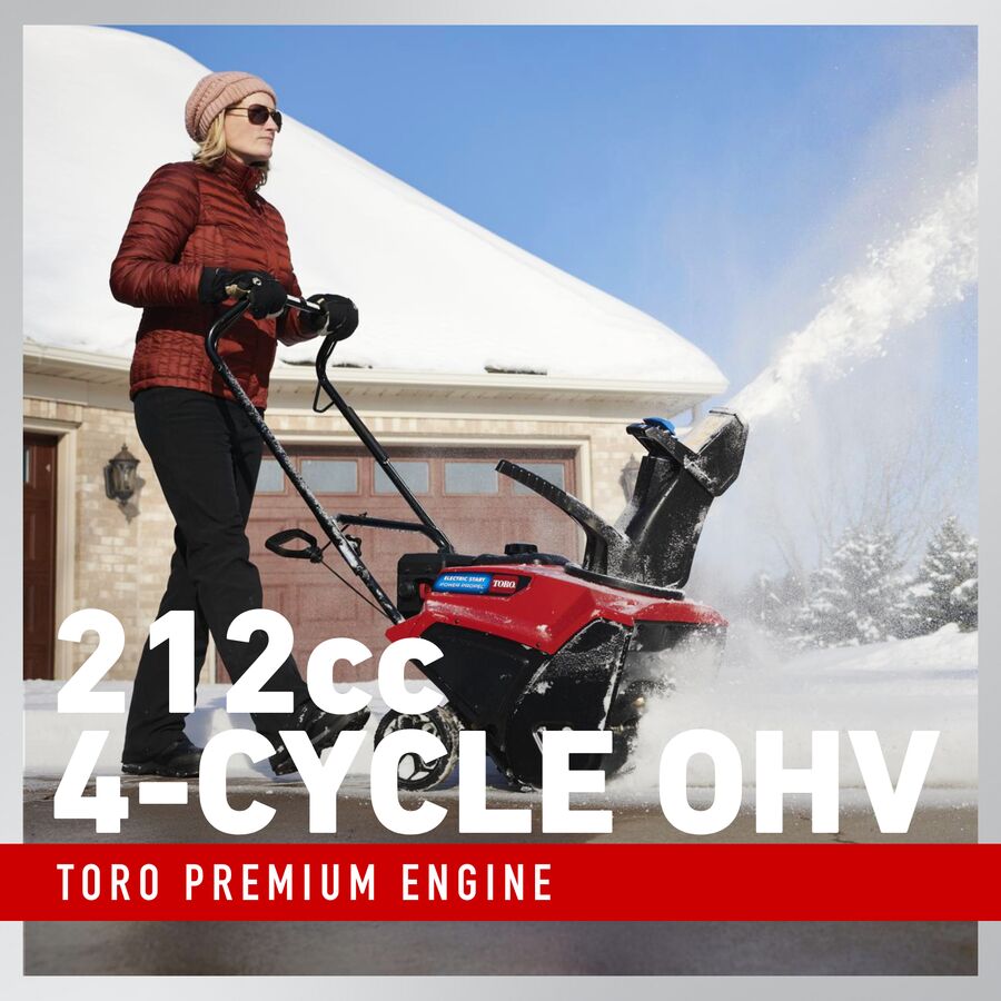 Toro Power Clear 721 E 21” Gas Snow Blower 212cc Electric Start Self Propelled Single Stage