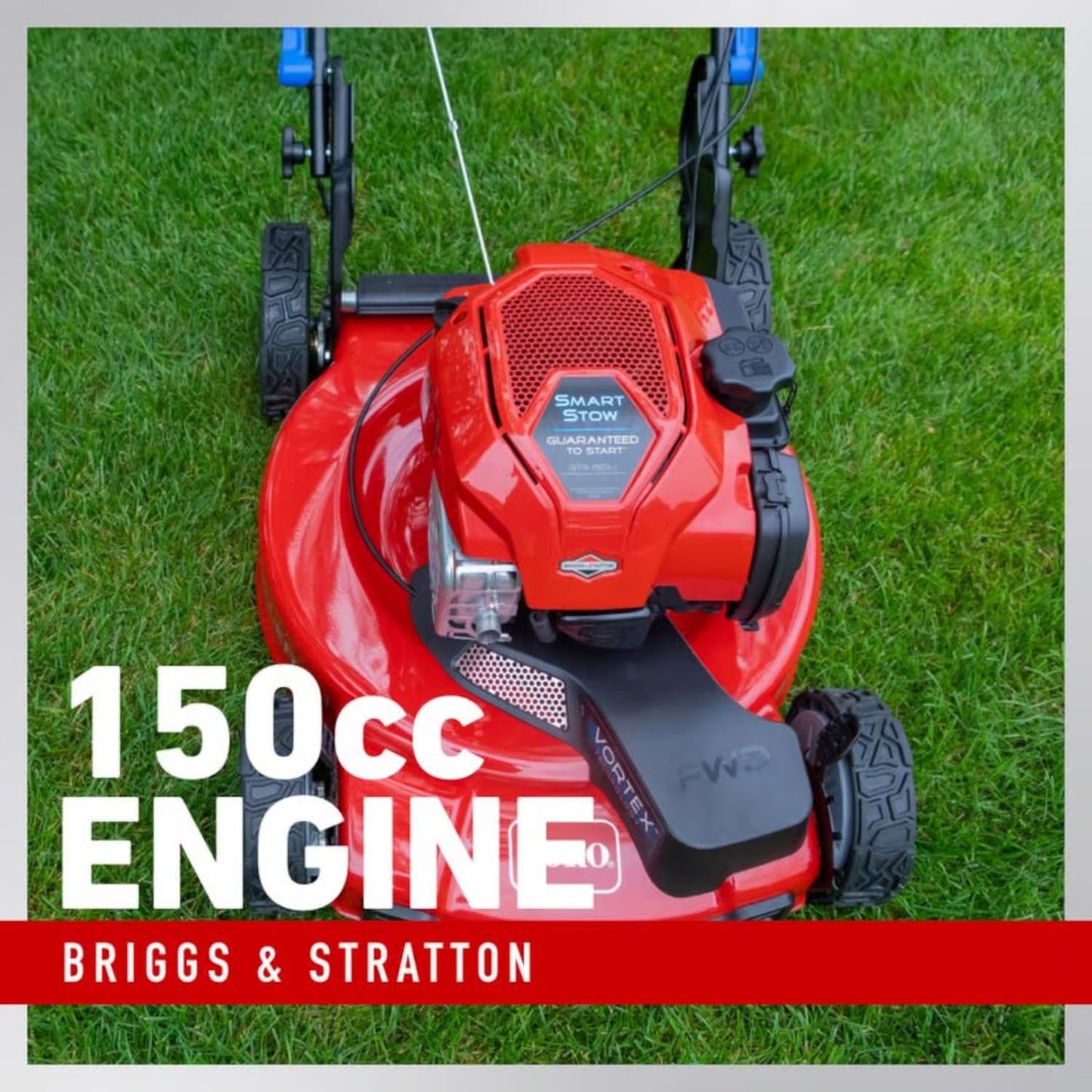 Toro SmartStow 21445 22" 150cc Gas Self-Propelled Lawn Mower with Recycler Mulching Technology & Briggs & Stratton Engine