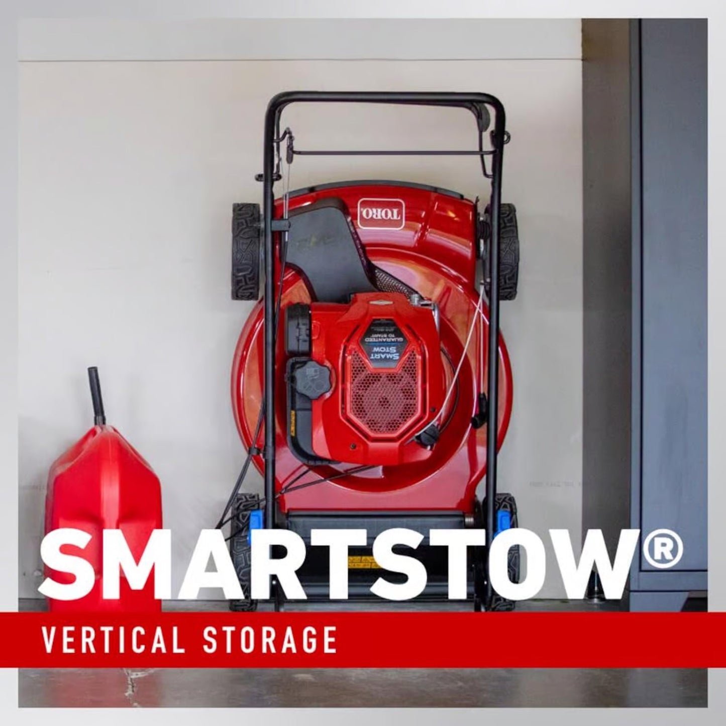 Toro SmartStow 21445 22" 150cc Gas Self-Propelled Lawn Mower with Recycler Mulching Technology & Briggs & Stratton Engine