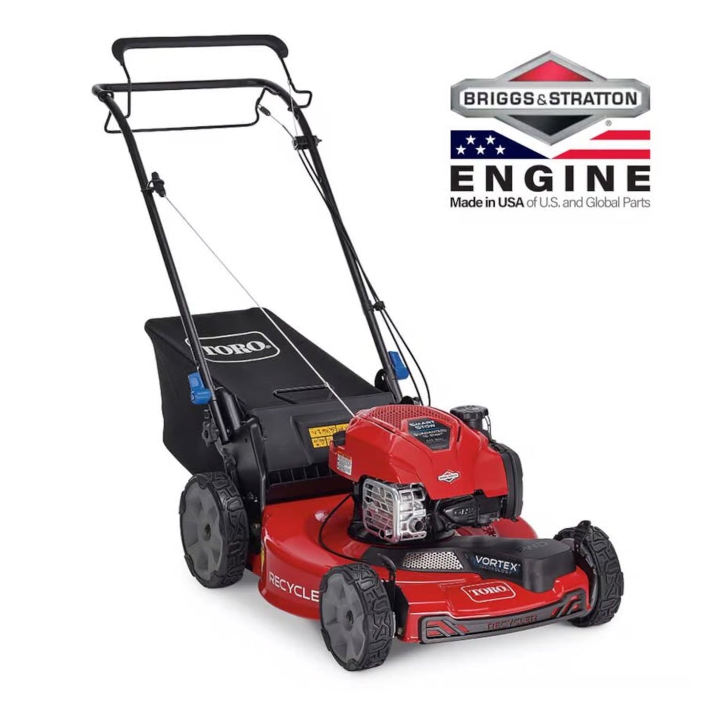 Toro SmartStow 21445 22" 150cc Gas Self-Propelled Lawn Mower with Recycler Mulching Technology & Briggs & Stratton Engine
