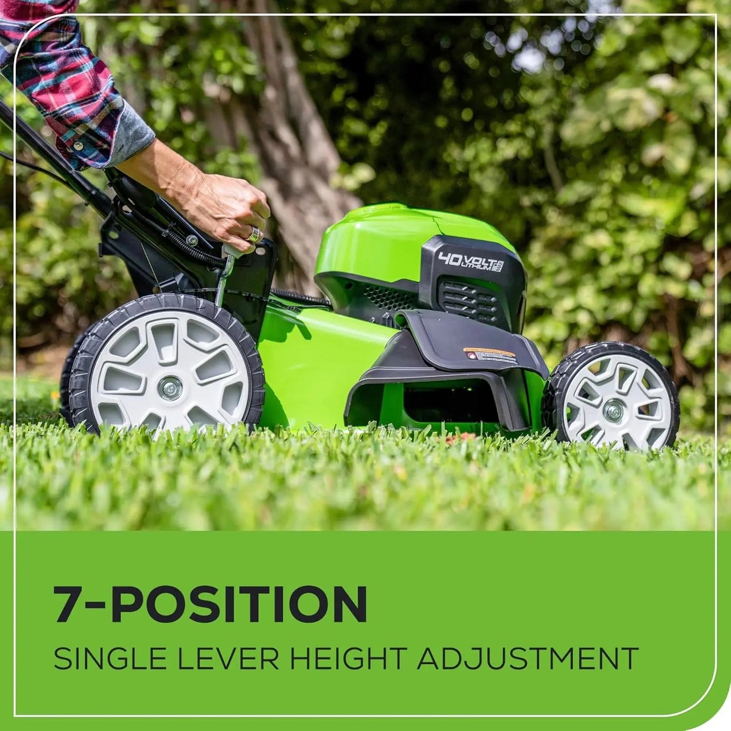 Greenworks 40V 21" Self-Propelled Cordless Mower w/ Dual 4.0Ah Batteries