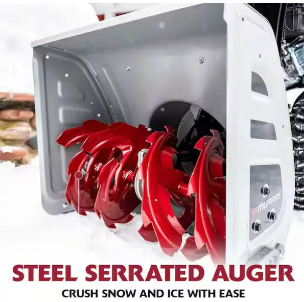 MurrayFlurry XL 24 in. 208 CC Self Propelled 2-Stage Gas Snow Blower