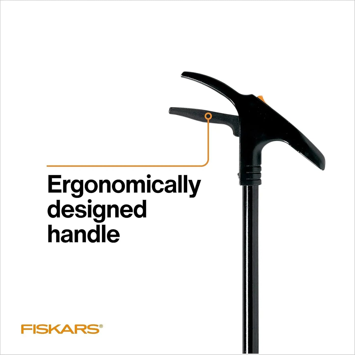 Fiskars 36" Long Handle Grass Shears with 360° Swivel Blade