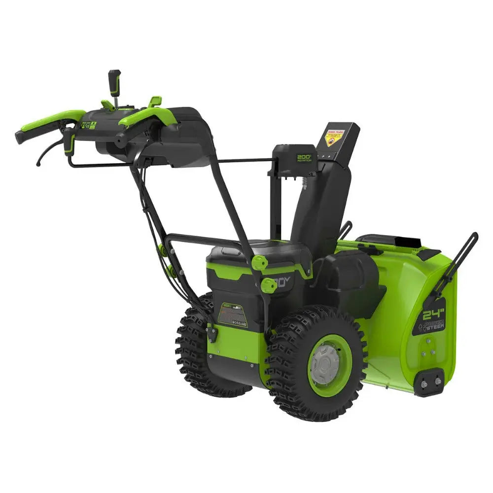 Greenworks 80V 24" Gen 2 Dual Stage Zero-Turn Snow Blower (Batteries Included)