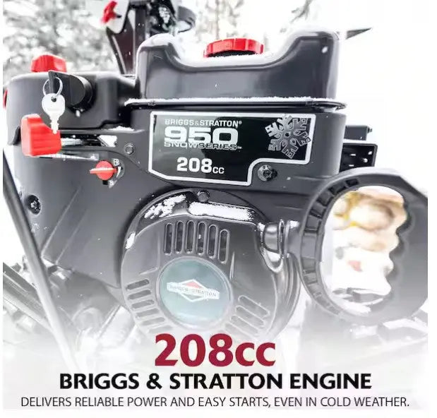 MurrayFlurry XL 24 in. 208 CC Self Propelled 2-Stage Gas Snow Blower