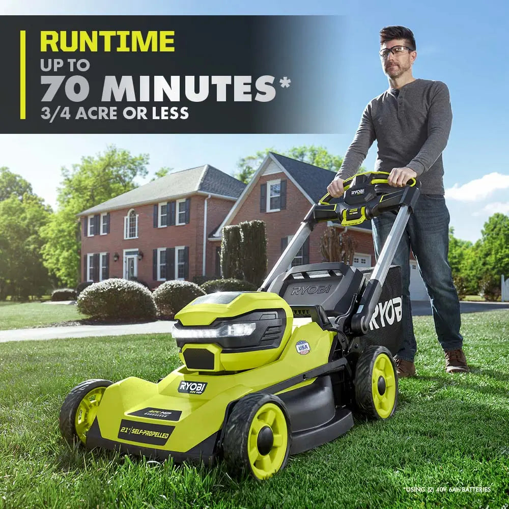 RYOBI 40V HP BRUSHLESS 21" SELF-PROPELLED MOWER KIT