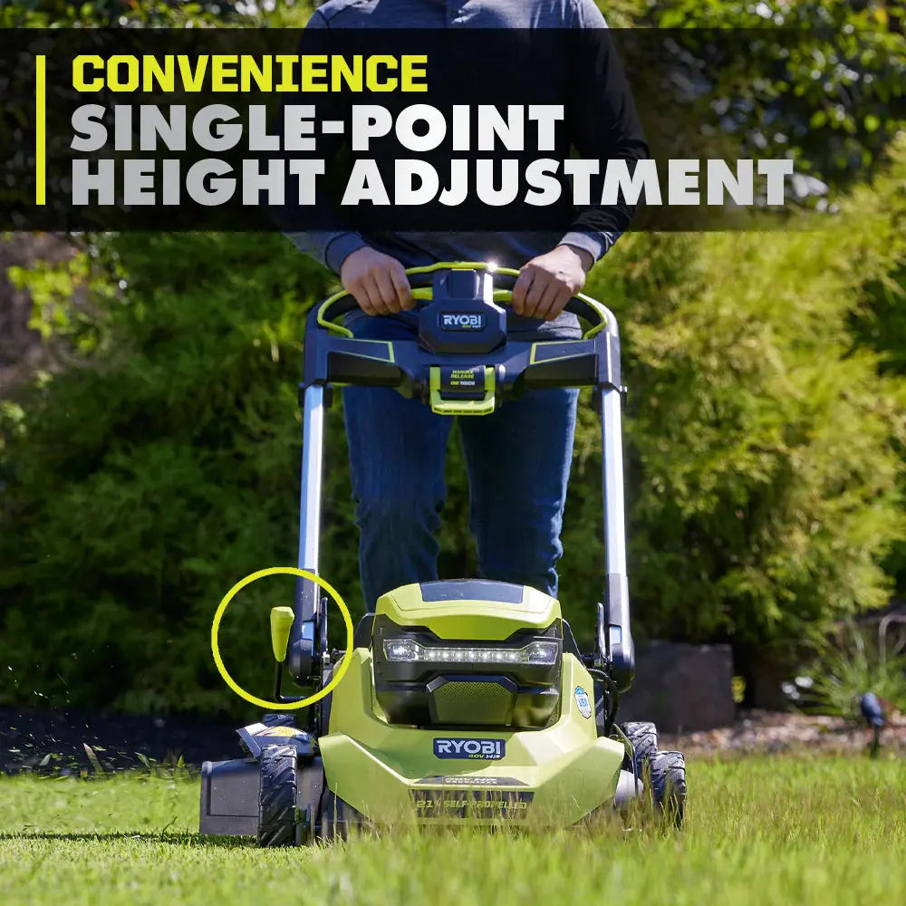 RYOBI 40V HP BRUSHLESS 21" SELF-PROPELLED MOWER KIT