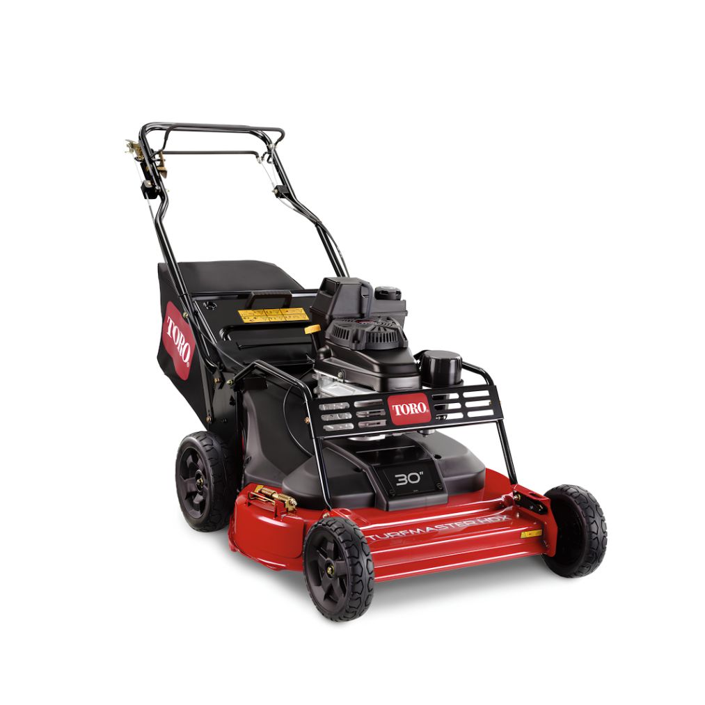 TurfMaster HDX 30” Commercial Walk Behind Lawn Mower w/ Casters – Kohler Command Pro Engine, Heavy Duty Self Propelled Gas Push Mower