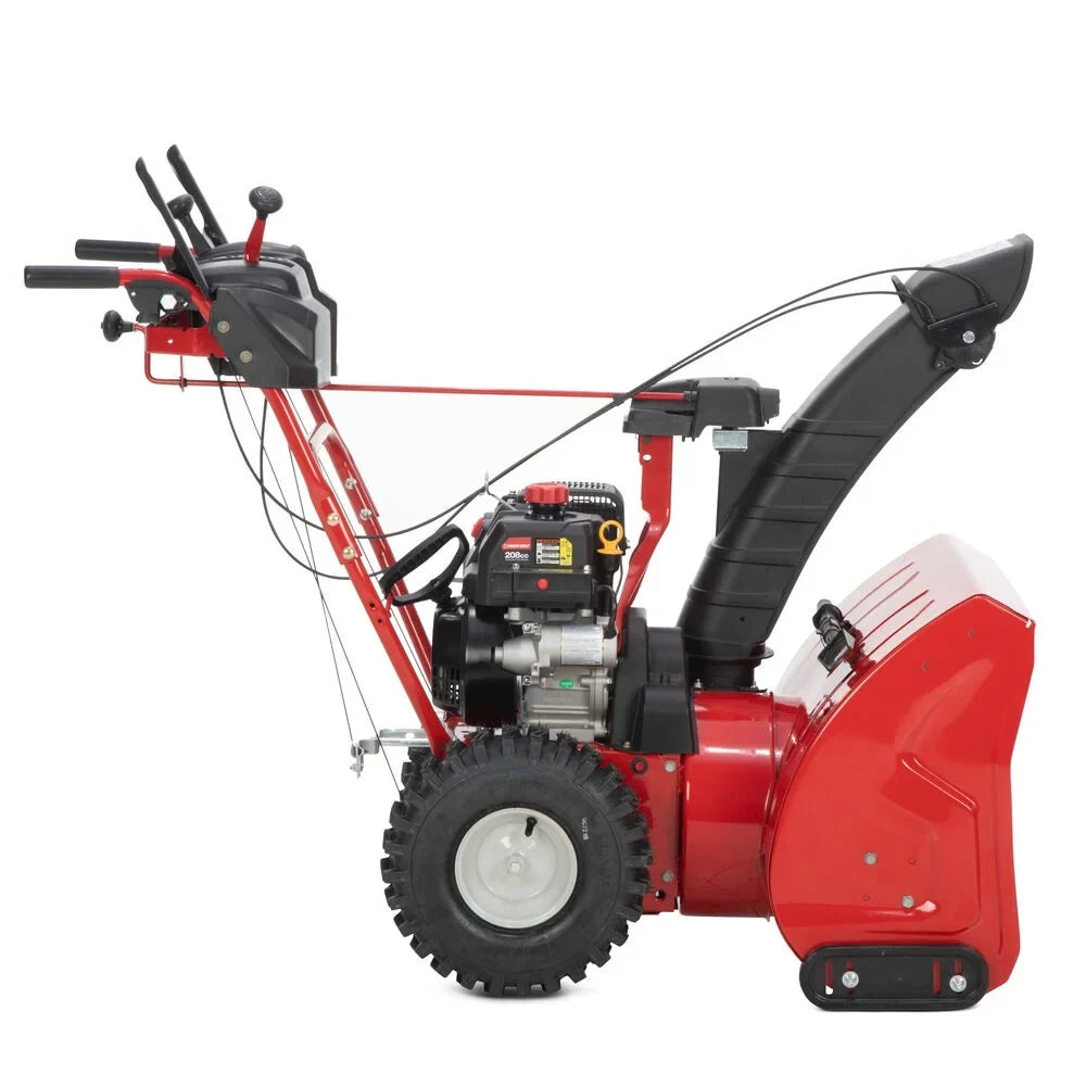 Troy-Bilt Storm 2600 26 Inch Two Stage Gas Snow Blower 208cc Electric Start Self Propelled Snow Thrower