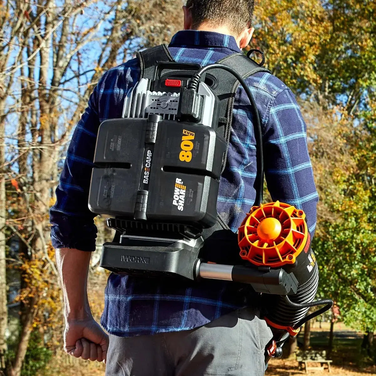 WORX Nitro 80V Backpack Leaf Blower 800 CFM WG572