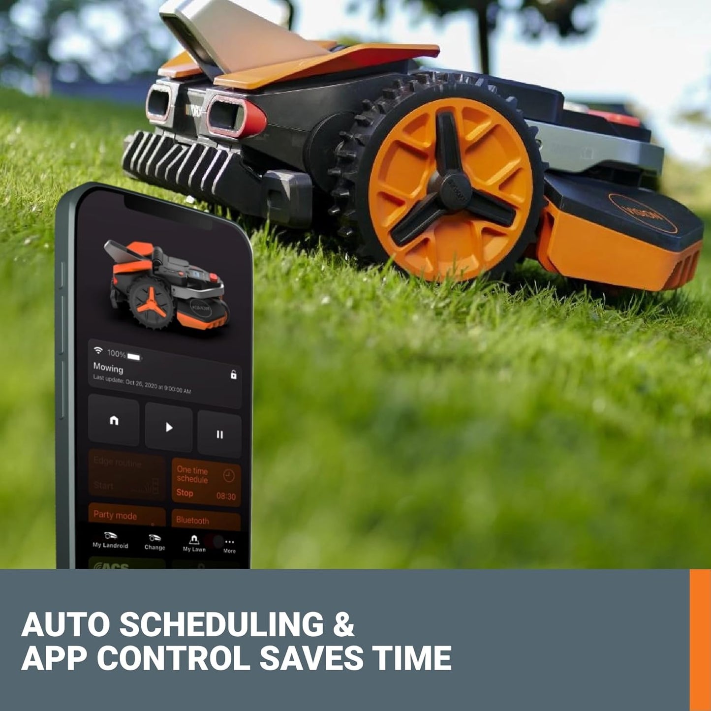 WORX Landroid Vision WR208 Wire-Free Robotic Lawn Mower