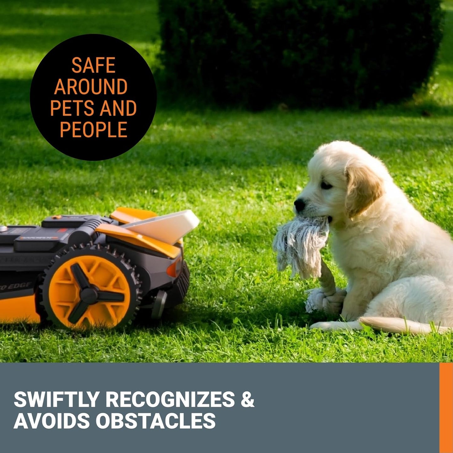 WORX Landroid Vision WR208 Wire-Free Robotic Lawn Mower