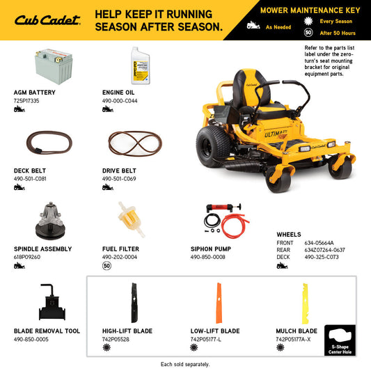 Cub Cadet Ultima Series ZT1 42 Zero-Turn Mower 21.5HP Kawasaki Engine